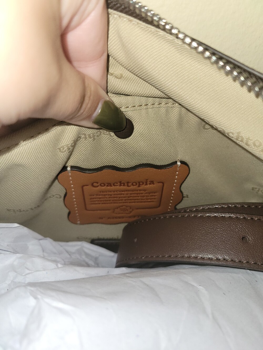 NWT Coachtopia Medium Alter Ego in Maple - Picture 5 of 5